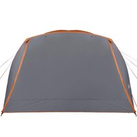 Tent met luifel 4-persoons waterdicht oranje 6