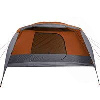 Tent met luifel 4-persoons waterdicht oranje 7