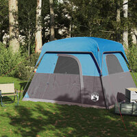 Tent 4-persoons waterdicht blauw 3