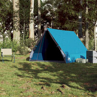 Tent 2-persoons A-frame waterdicht blauw 4