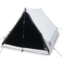 Tent A-frame 2-persoons waterdicht verduisterend stof wit 2