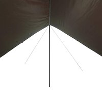Kampeerluifel waterdicht 438x376x212 cm bruin 6