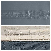 Kampeerluifel waterdicht 500x294 cm grijs en oranje 9