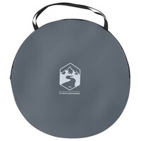 Privacytent pop-up waterdich grijs en oranje 8