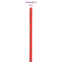 Tentscheerlijn met reflecterende strips en spanners 50 m 3 mm 6