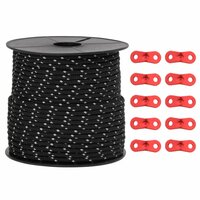 Tentscheerlijn met reflecterende strips en spanners 50 m 4 mm 2