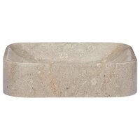 Gootsteen 40x40x10 cm marmer grijs 3