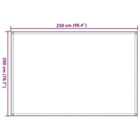 Tenttapijt 250x200 cm zwart 7