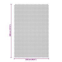 Tenttapijt 4x2,5 m antracietkleurig 7