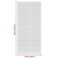 Tenttapijt 5,5x2,5 m antracietkleurig 7