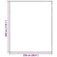 Tenttapijt Lichtgrijs 250 x 300 cm Polyetheen 9