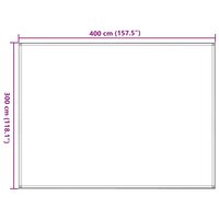 Tenttapijt 300x400 cm antraciet 7