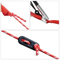 Familietent met verandakoepel 9-persoons waterdicht blauw 9