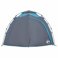 Koepeltent 4-persoons snelontgrendeling blauw 6