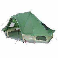 Familie Tipi Tent met dak Groen 466 x 310 x 240 cm 2