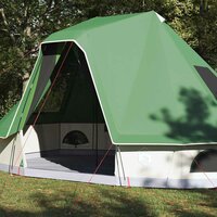 Familie Tipi Tent met dak Groen 466 x 310 x 240 cm 4