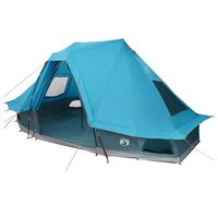 Familie Tipi Tent met dak Blauw 466 x 310 x 240 cm 2