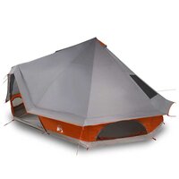 Familie Tipi Tent met dak Grijs en Oranje 680 x 430 x 270 cm 3