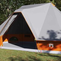 Familie Tipi Tent met dak Grijs en Oranje 680 x 430 x 270 cm 4