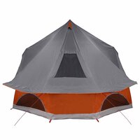 Familie Tipi Tent met dak Grijs en Oranje 680 x 430 x 270 cm 6