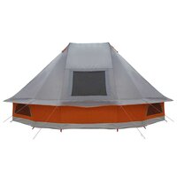 Familie Tipi Tent met dak Grijs en Oranje 680 x 430 x 270 cm 7