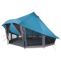 Familie Tipi Tent met dak Blauw en Grijs 508 x 470 x 300 cm 2