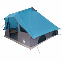 Familie Tipi Tent met dak Blauw en Grijs 358 x 296 x 258 cm 2