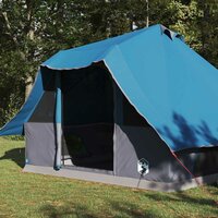 Familie Tipi Tent met dak Blauw en Grijs 358 x 296 x 258 cm 4