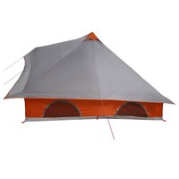 Familie Tipi Tent met dak Grijs en Oranje 358 x 296 x 258 cm 6