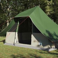 Familie Tipi Tent met dak Groen 364 x 281 x 257 cm 4