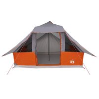 Familie Tipi Tent met dak Grijs en Oranje 364 x 281 x 257 cm 5