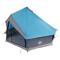Familie Tipi Tent met dak Blauw en Grijs 400 x 346 x 250 cm 2