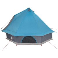 Familie Tipi Tent met dak Blauw en Grijs 400 x 346 x 250 cm 6
