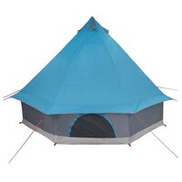 Familie Tipi Tent met dak Blauw en Grijs 400 x 346 x 250 cm 7