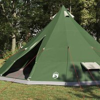 Familie Tipi Tent met dak Groen 560 x 560 x 300 cm 4
