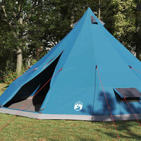 Familie Tipi Tent met dak Blauw en Grijs 560 x 560 x 300 cm 4