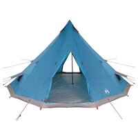 Familie Tipi Tent met dak Blauw en Grijs 560 x 560 x 300 cm 5