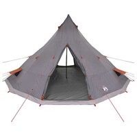 Familie Tipi Tent met dak Grijs en Oranje 560 x 560 x 300 cm 5
