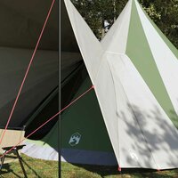 Familie Tipi Tent met dak Groen en beige 510 x 690 x 330 cm 4