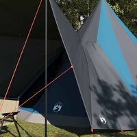 Familie Tipi Tent met dak Blauw en Grijs 510 x 690 x 330 cm 4