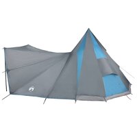 Familie Tipi Tent met dak Blauw en Grijs 510 x 690 x 330 cm 6