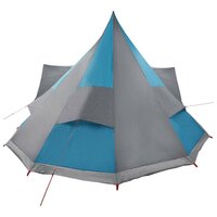 Familie Tipi Tent met dak Blauw en Grijs 510 x 690 x 330 cm 7