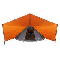 Familie Tipi Tent met dak Grijs en Oranje 510 x 690 x 330 cm 5