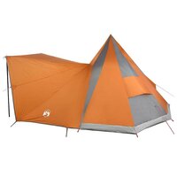 Familie Tipi Tent met dak Grijs en Oranje 510 x 690 x 330 cm 6