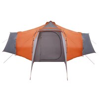 Tipi Tent met dak Grijs en Oranje 492 x 492 x 275 cm Stof 7