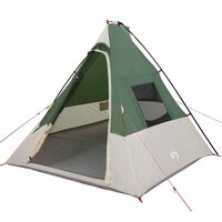 Tent met dak Anders Groen en Zwart 383 x 338 x 217 cm Polyester 2