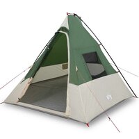 Tent met dak Anders Groen en Zwart 383 x 338 x 217 cm Polyester 3