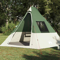 Tent met dak Anders Groen en Zwart 383 x 338 x 217 cm Polyester 4