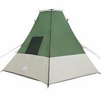Tent met dak Anders Groen en Zwart 383 x 338 x 217 cm Polyester 6