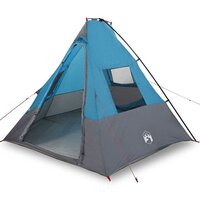 Tent met dak Anders Blauw en Zwart 383 x 338 x 217 cm Polyester 3